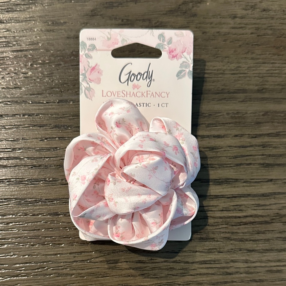 Goody LoveShackFancy Pink Hair Scrunchie